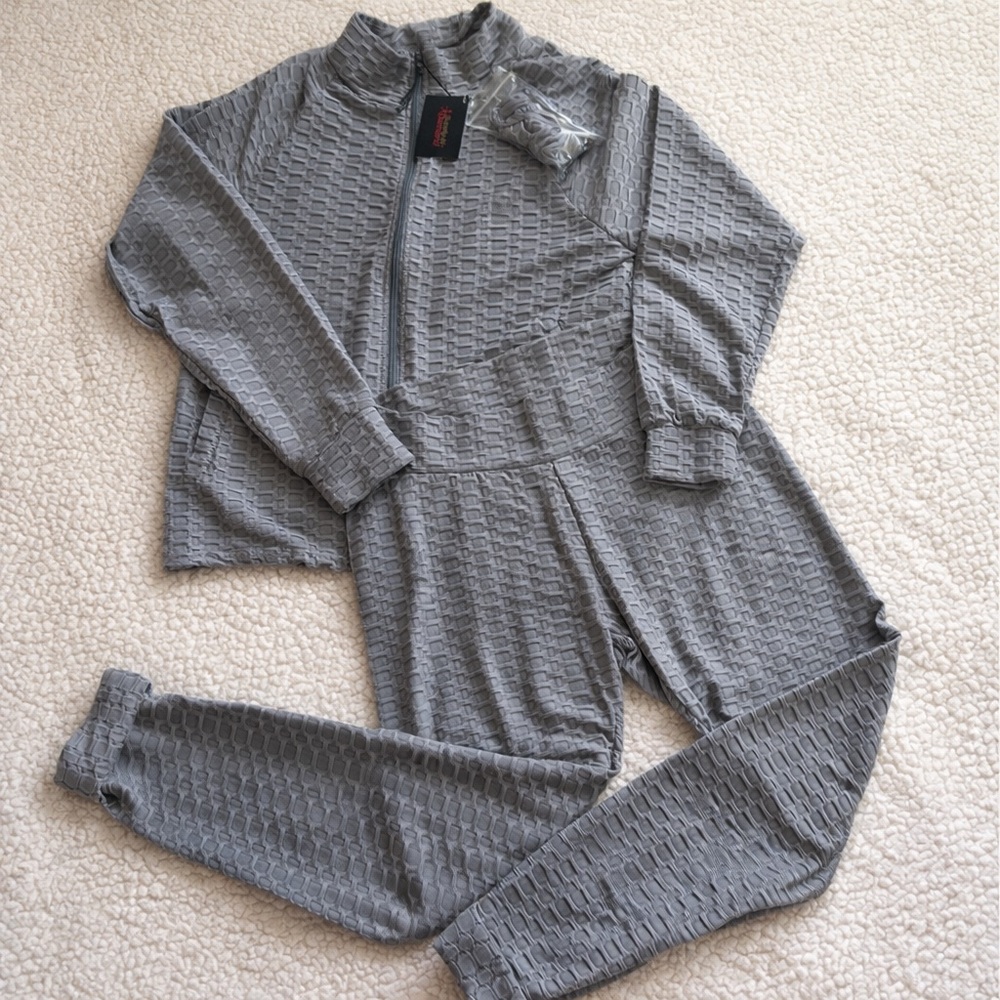 Supply & Demand NWT 2 Piece Textured Tracksuit Jacket Pants Set XL